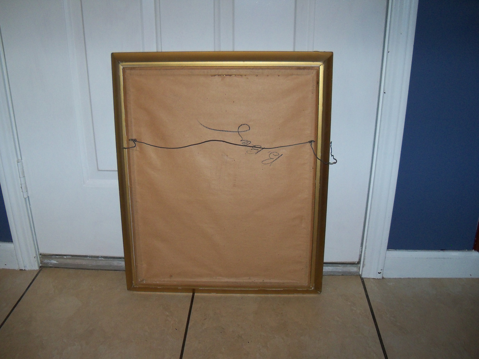 VINTAGE GOLD FRAMED BLUE BOY PRINTS 24 1/4 X 20 1/4