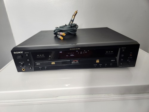 Sony RCD-W1 Compact Disc Recorder Dual Deck No Remote Deck A