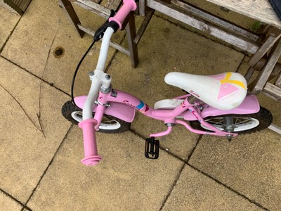 Girls bike Pink good working order hardly used