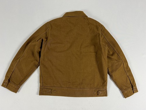 Pre-owned Levi's Levis Made And Crafted Lmc Union Trucker Jacket Nugget Yellow Rinse Brown Xl