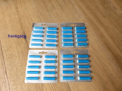 40 Duftstäbchen Duftsticks blau - geeignet für Vorwerk Siemens Staubsauger Miele