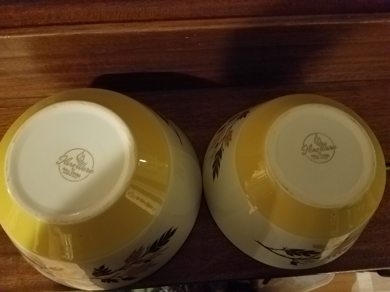 FLARE WARE HALL CHINA BOWLS 8