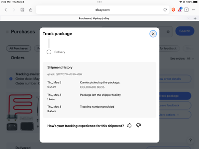 Foto dell'oggetto di un acquirente verificato