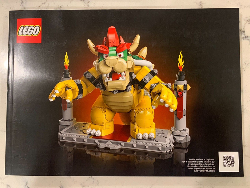 INSTRUCTION MANUAL ONLY from LEGO 71411 The Mighty Bowser, Instructions