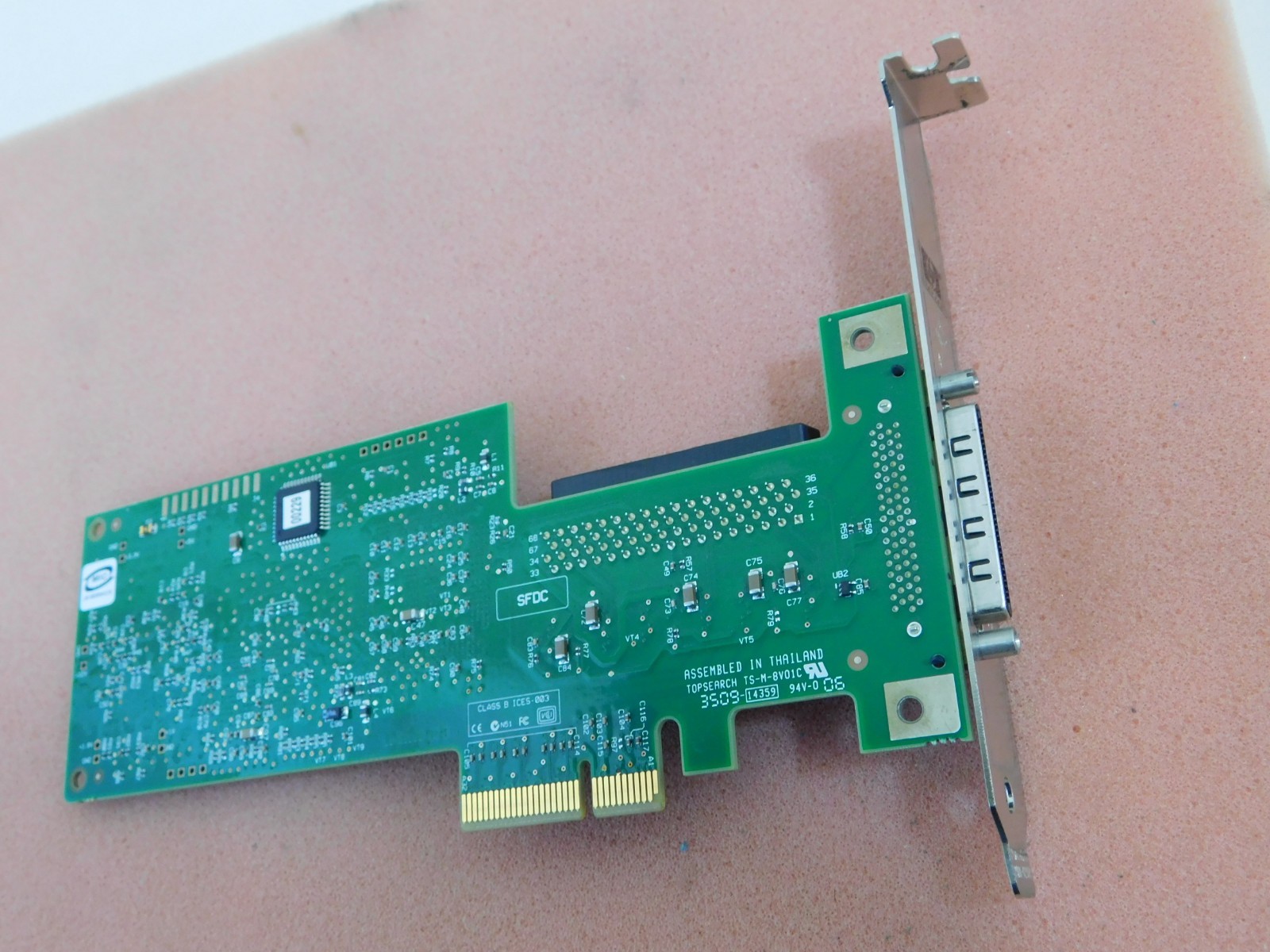 HP 439946-001 LSI Logic LSI20320IE SCSI U320 LVD Controller PCI-e Card