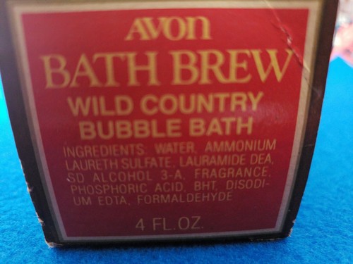 AVON BATH BREW BUBBLE BATH. 4ioz. BOTTLE