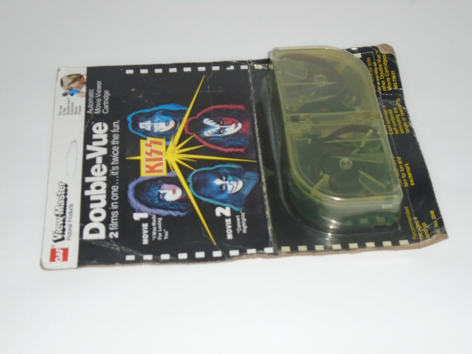 KISS 1978 SEALED VIEW MASTER DOUBLE - VUE FILMS CARTRIDGE  -  GAF VINTAGE AUCOIN