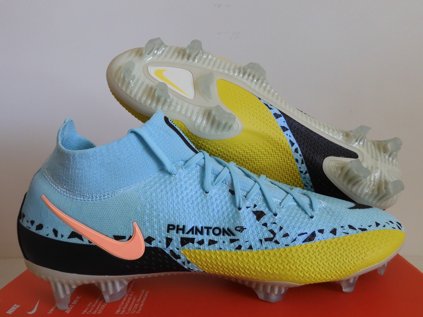 シューズ Nike Phantom GT2 Elite FG Nike Phantom GT2 Elite Df Fg Glacier Ice Blue-Black Sz 12.5