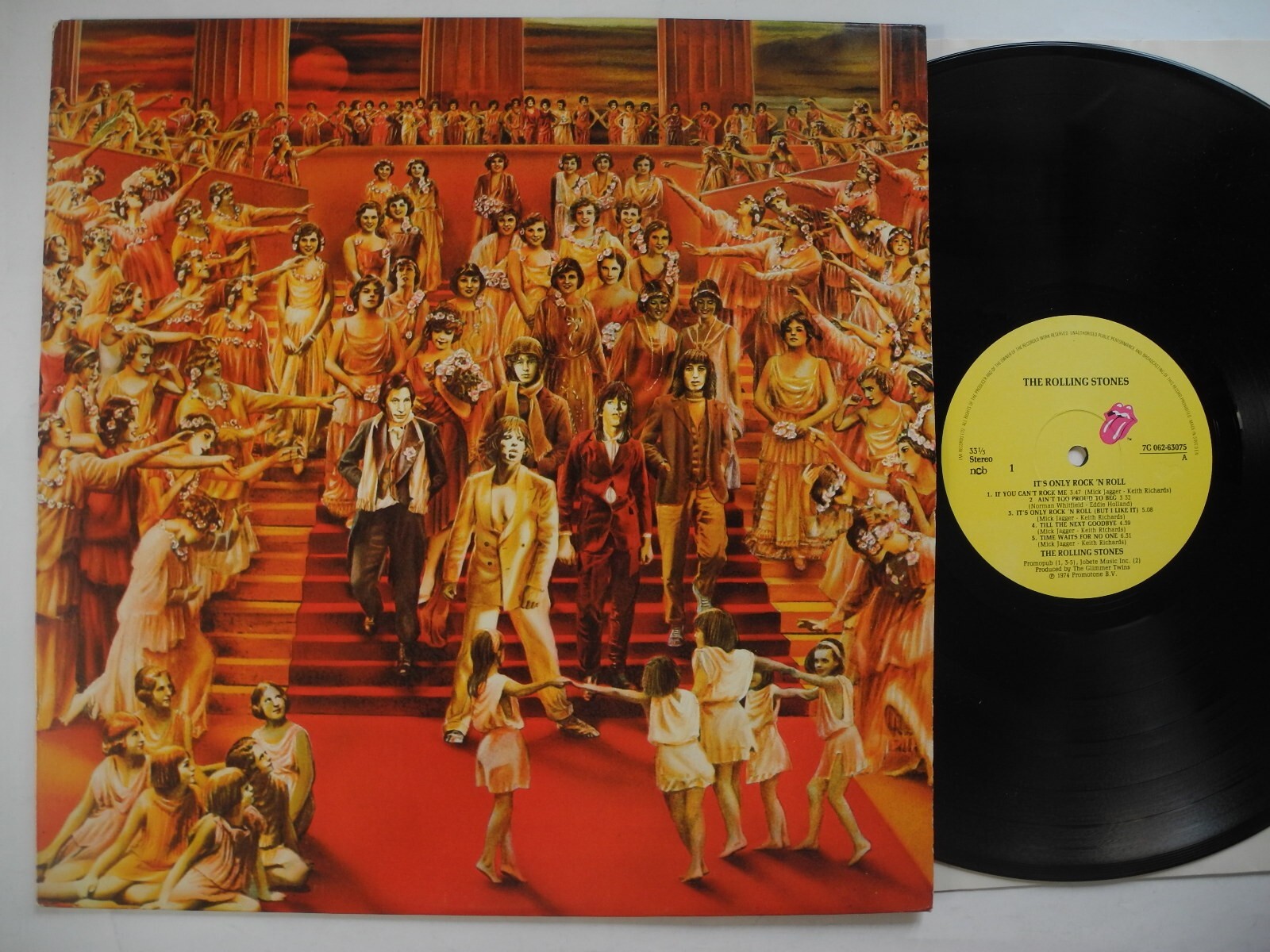 ROLLING STONES It's Only Rock 'n Roll LP 1974 Sweden 7C 062-63075