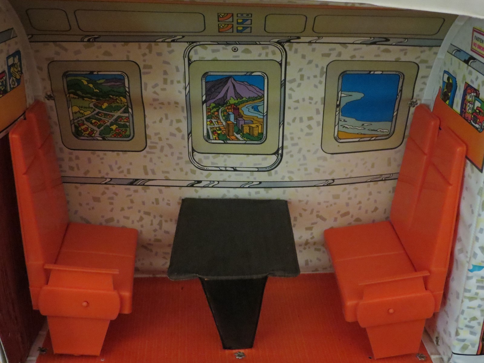 Vintage 1970's Barbie Friendship United Airlines Airplane Mattel