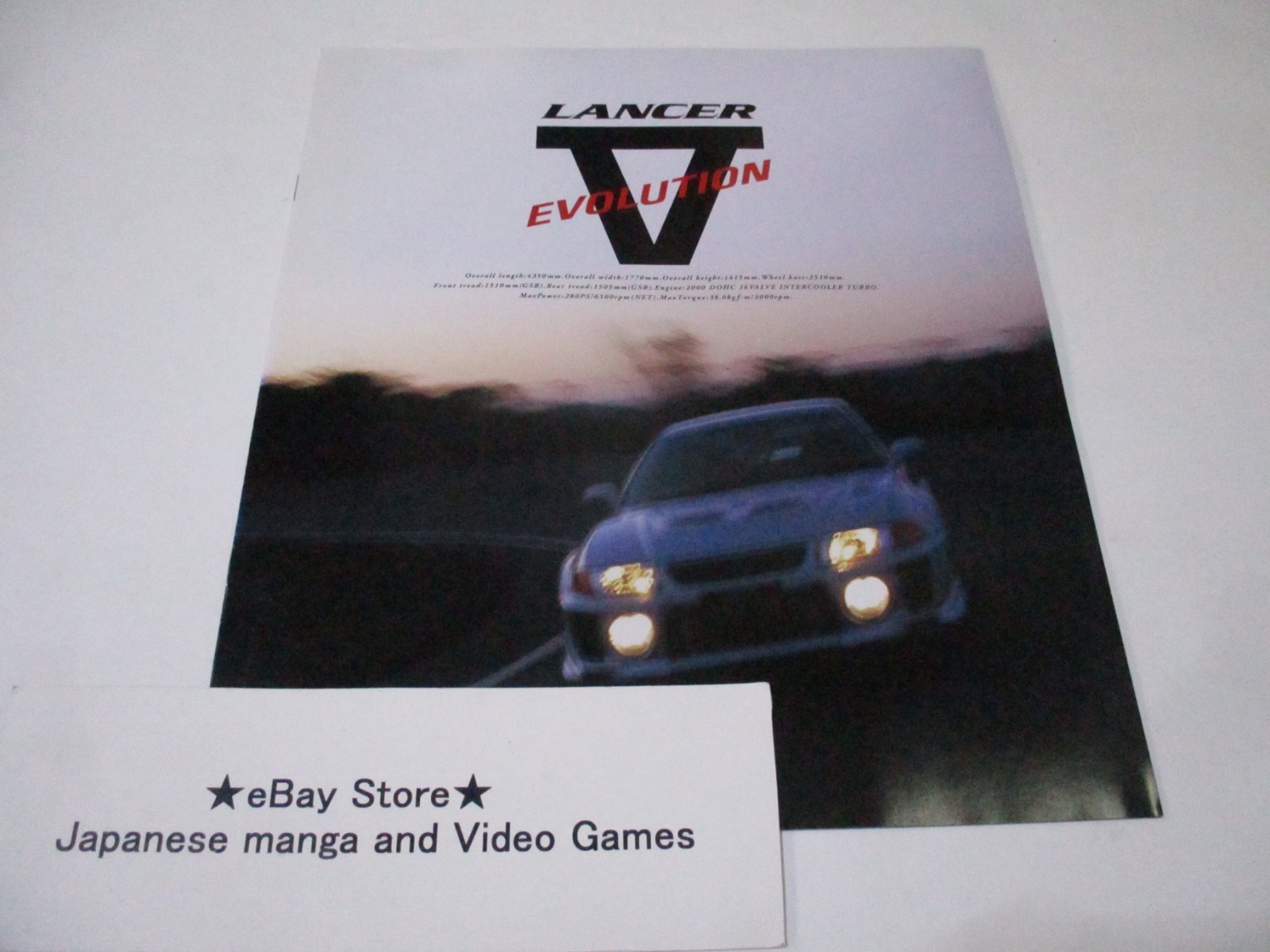 アクセサリー Lancer Evo. V official hardcover catalog アクセサリー Lancer Evo. V official hardcover catalog