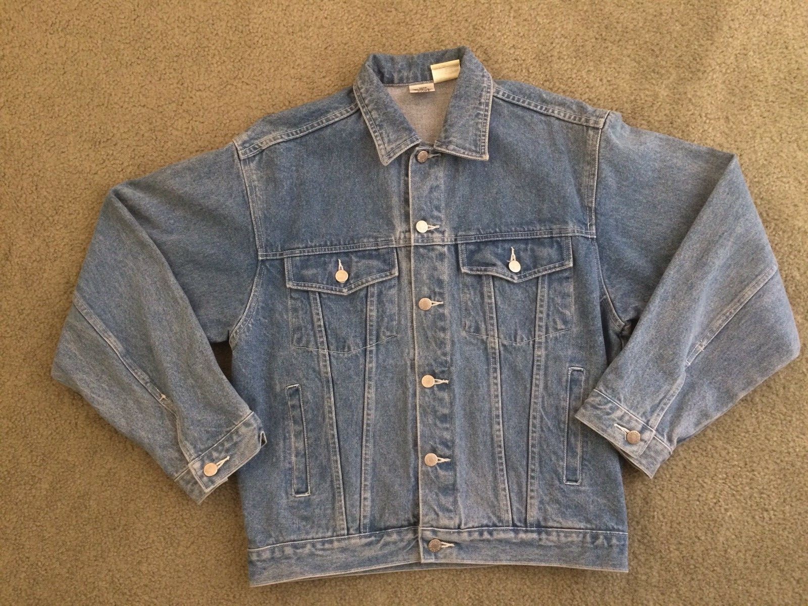 Rare Vintage Disney Store 1995 Classic Mickey Cast Member Jean Jacket Size S