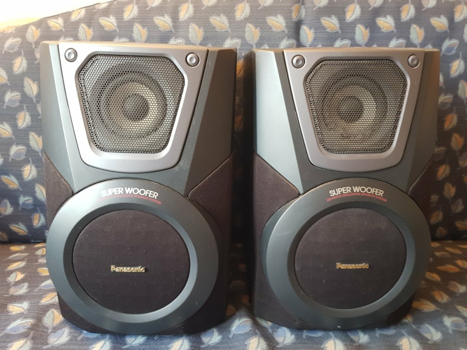 2 Panasonic Lautsprecher Boxen Super Woofer 100 W in Nordrhein