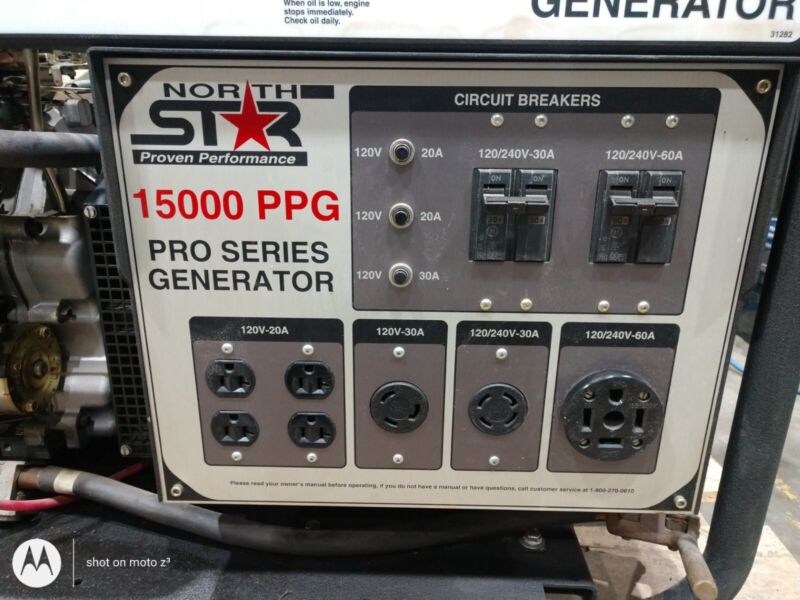 North Star 15000PPG PRO Series Electric Generator
