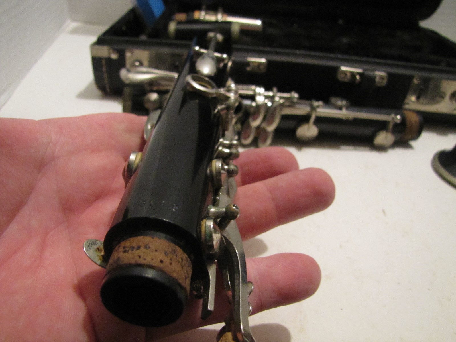 VINTAGE DURATONE F.E. OLDS & SON CLARINET IN CASE USED READ