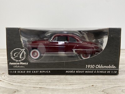 American Muscle 1950 Oldsmobile 88 Club Coupe Rocket 1:18 Diecast Car NIB  /rb