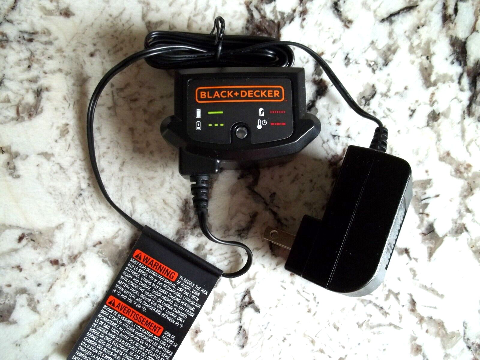 Black & Decker 16V 20V Lithium Battery Charger