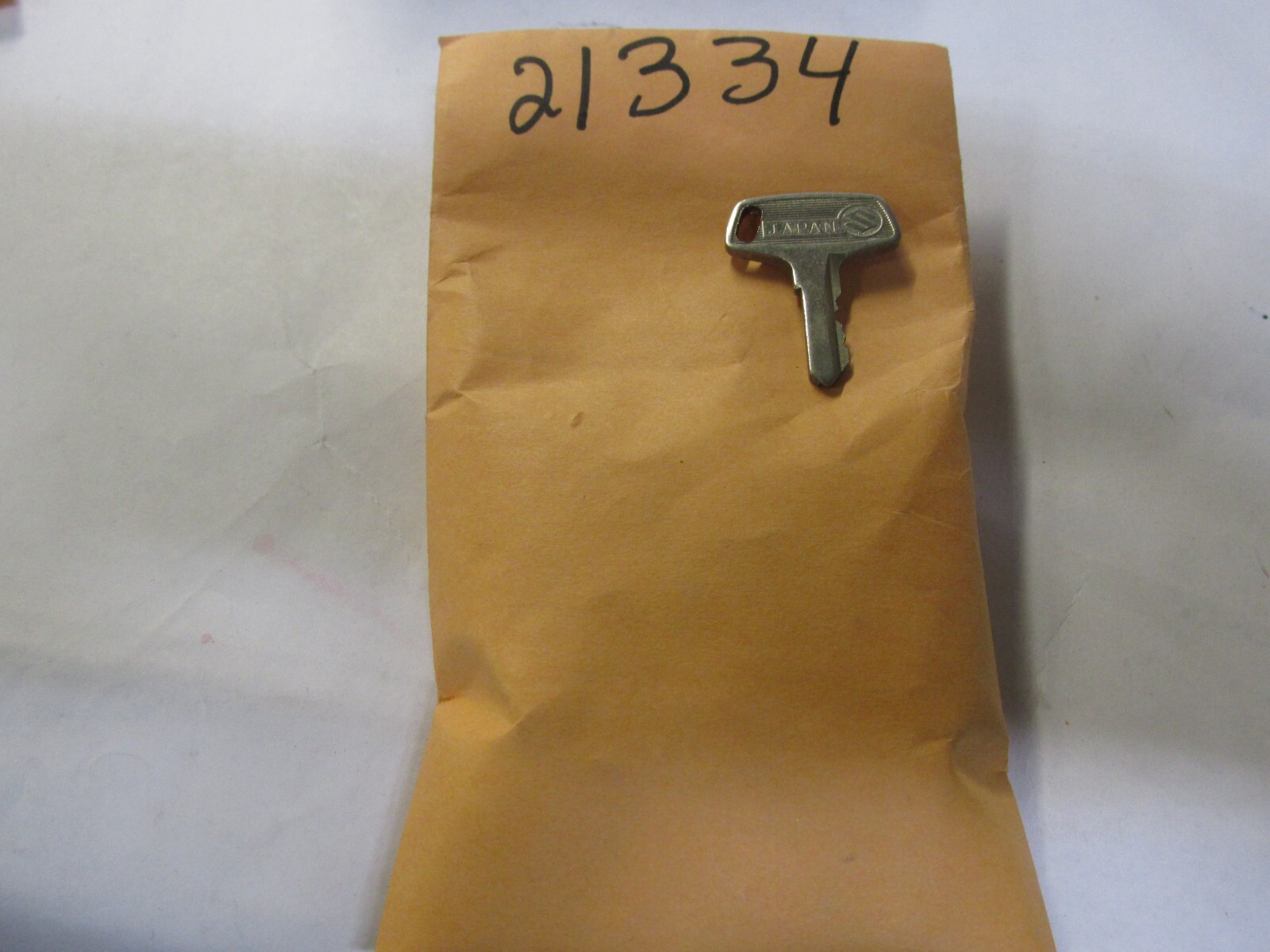 Vintage Suzuki OEM Factory Pre Cut Motorcycle Key # 21334 | eBay