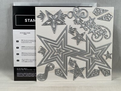 STITCHED STARS Dies Stampin Up Nesting A23