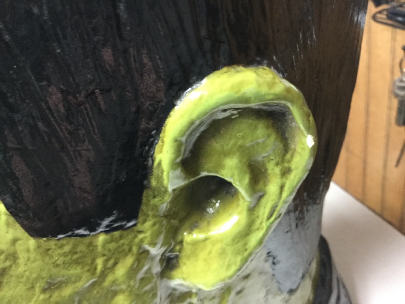 1965 Frankenstein Head Ceramic bank 1965 UPC Universal pictures VERY RARE WOW