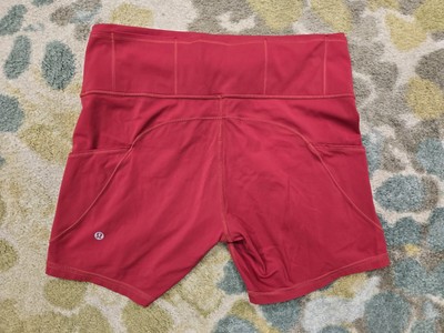 Lululemon Wunder Train high rise bike short