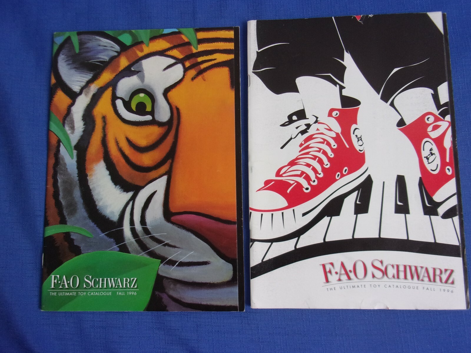 FAO Schwarz Catalogs1995-1996-1997-1998-1999-2001 Lot of 11 Holiday Fall