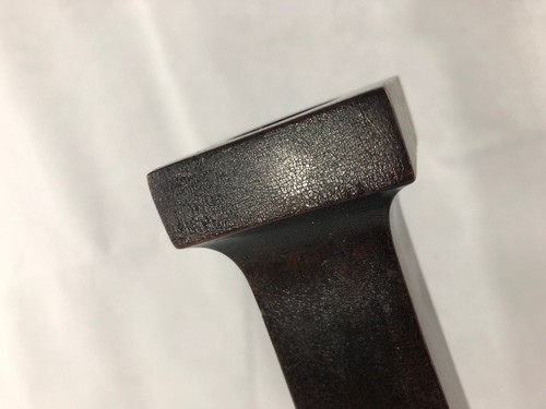 Arts & Crafts 13” Mahogany Candlesticks.       1dr1