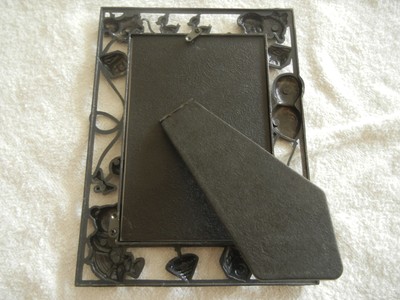 Malden Nursery Parade Baby 4X6 Metal Picture Photo Frame Pewter Color Animals