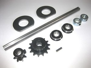 Awtetpje Go Kart Mini Bike 16" X 5/8" Jackshaft With 3/16" Keyway For