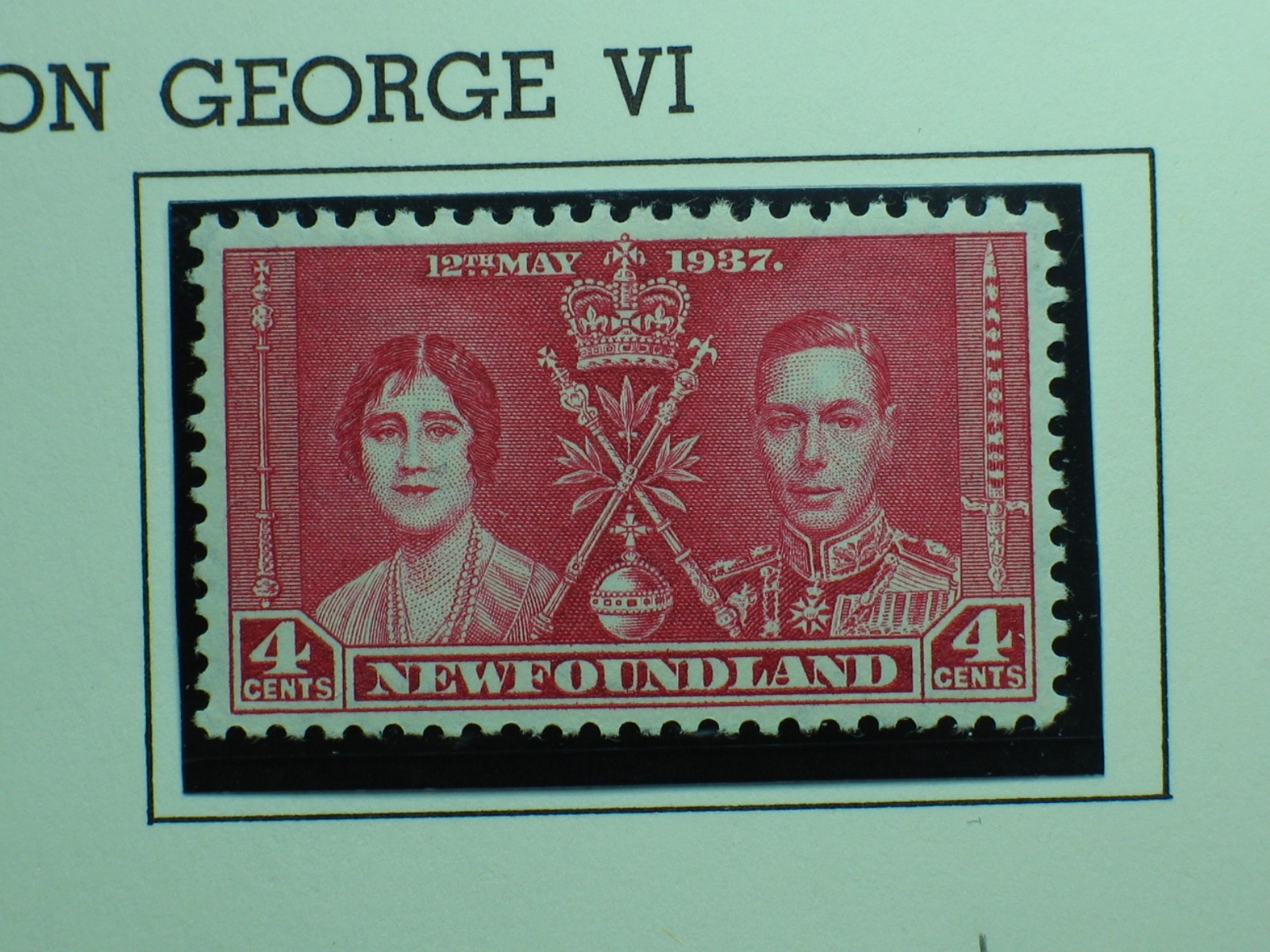 CANADA-Newfoundland-Coronation-Stamps-SC-230-to-232-VF MVLH OG