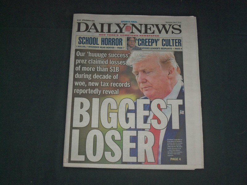 2019 MAY 8 NEW YORK DAILY NEWS - TRUMP IS