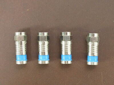 Lot of 4 Philmore FC346B RG6 Compression Type F Connector (L EB)