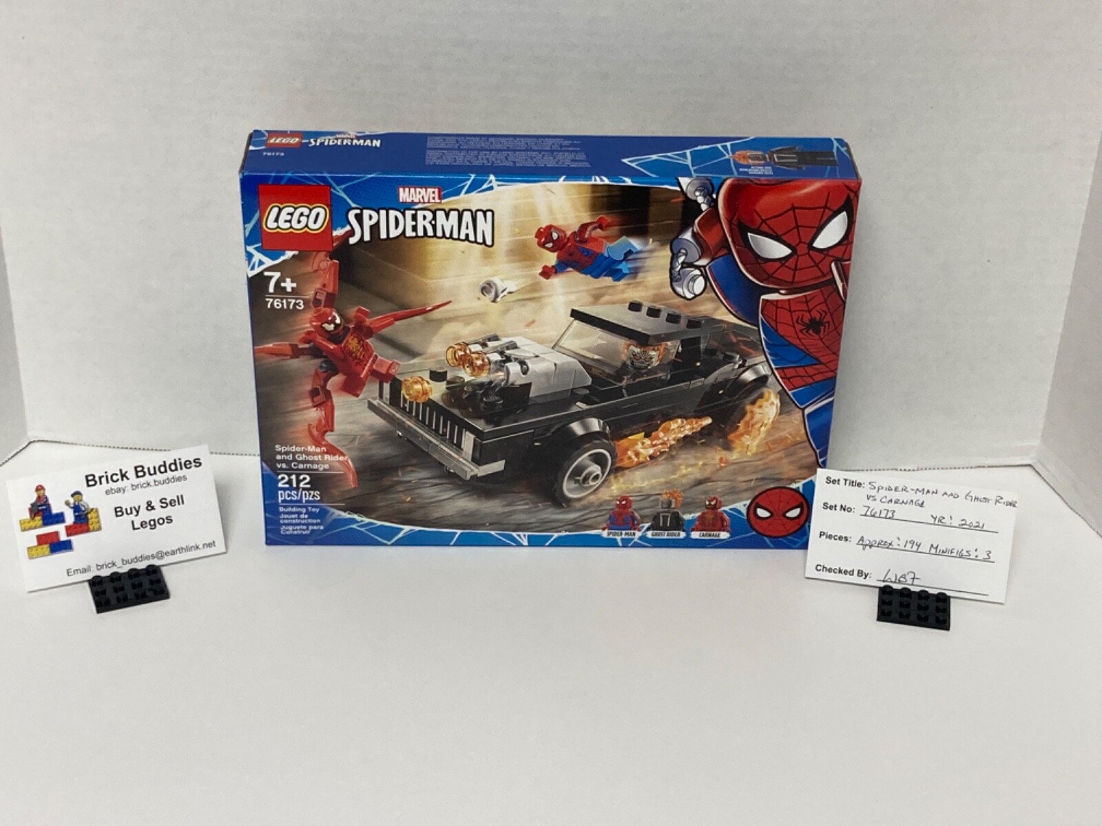 Lego Spider Man and Ghost Rider vs Carnage 76173 New Factory Sealed