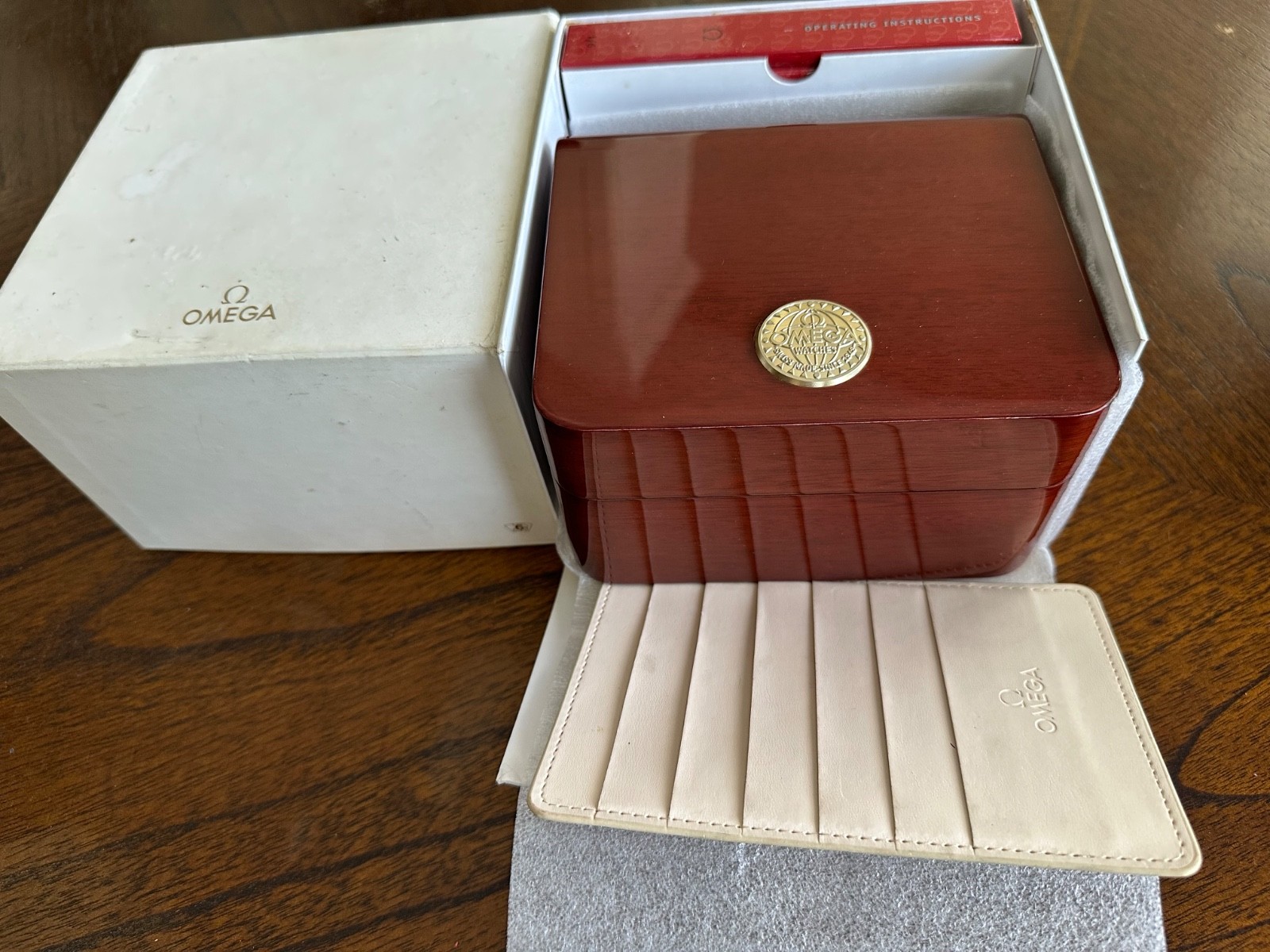 OMEGA 木製ボックス オペレーティングインストラクション付き 箱