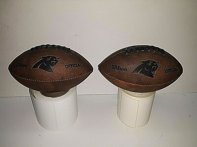 Carolina Panthers NFL Wilson Mini Football 9'' x 5'' ( set of two )