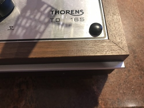 THORENS TD-165 TD165 Turntable with Shure M75 All Original & Working Condition