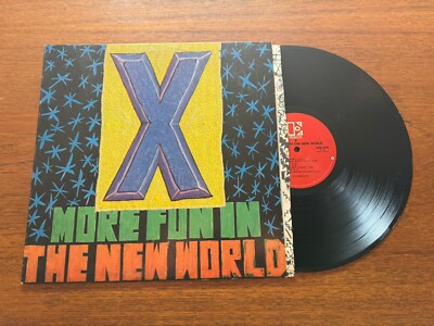 X More Fun In The New World LP VG+ Vinyl 1st Press 