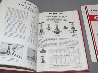 Lunkenheimer Valves Catalog 66 Steam Whistle Boiler Valve Oiler Brass 1969 1970