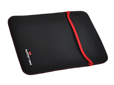 Tablet PC Tasche Sleeve Schutzhülle Netbooktasche Hülle schwarz / rot 10 Zoll