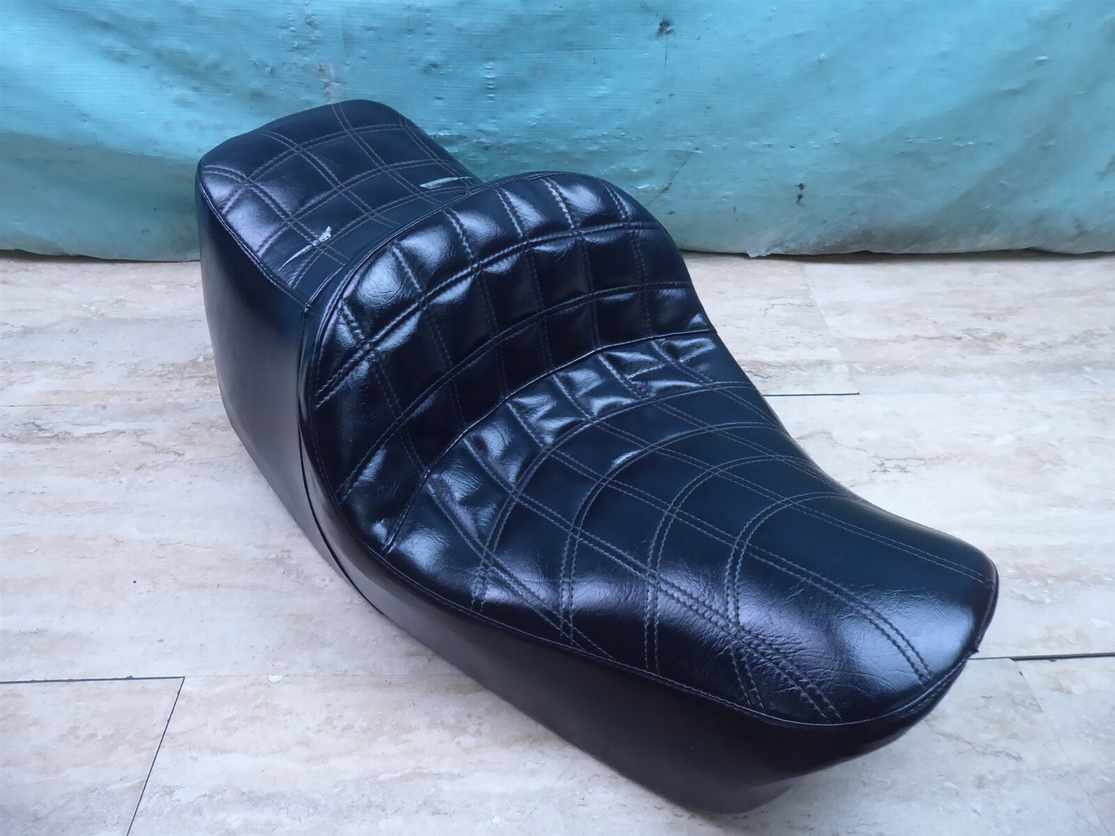 椅子 kz 1972-76 Kawasaki Z1 KZ900 Corbin Gentry Quilted Double Seat