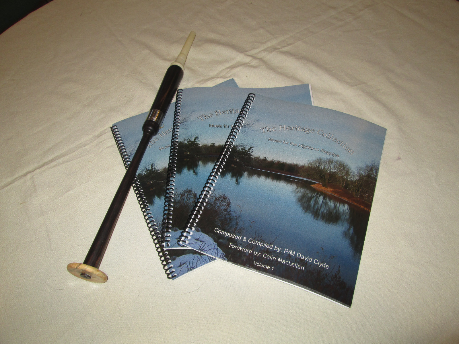 The Heritage Collection by David Clyde, bagpipe music book