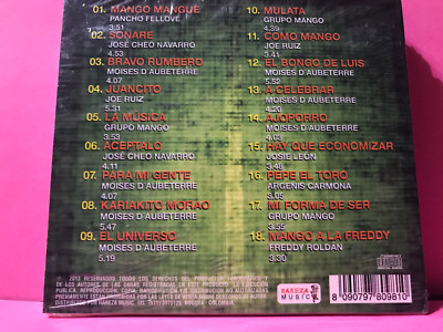 RARE cd SALSA The Best Grupo Mango BRAVO RUMBERO para mi gente MULATA aceptalo$