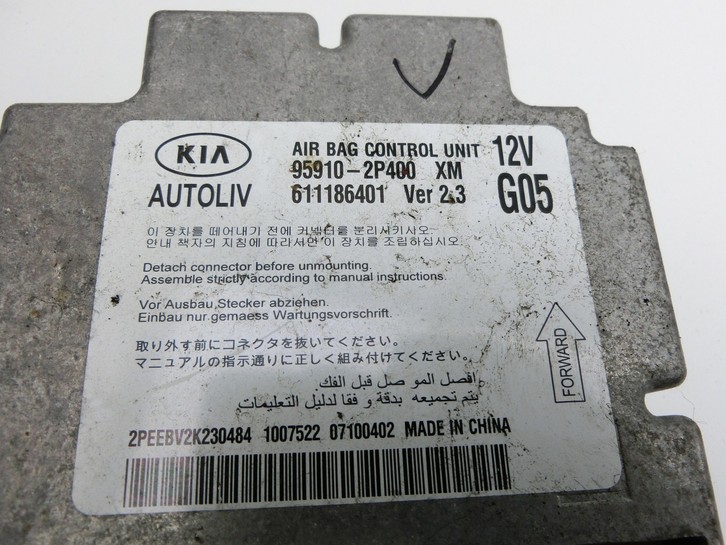Kia Sorento XM 09-12 Airbag Steuergerät Airbagsteuergerät Kia Sorento XM 09-12 19.05.2010 1125106251 95910-2P400... Vorschau 2