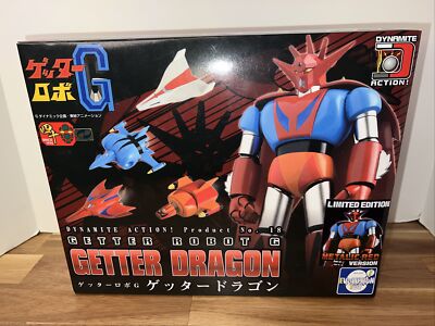 EVOLUTION TOY Dynamite Action NO. 18 GETTER Robot G dragon metallic Red color