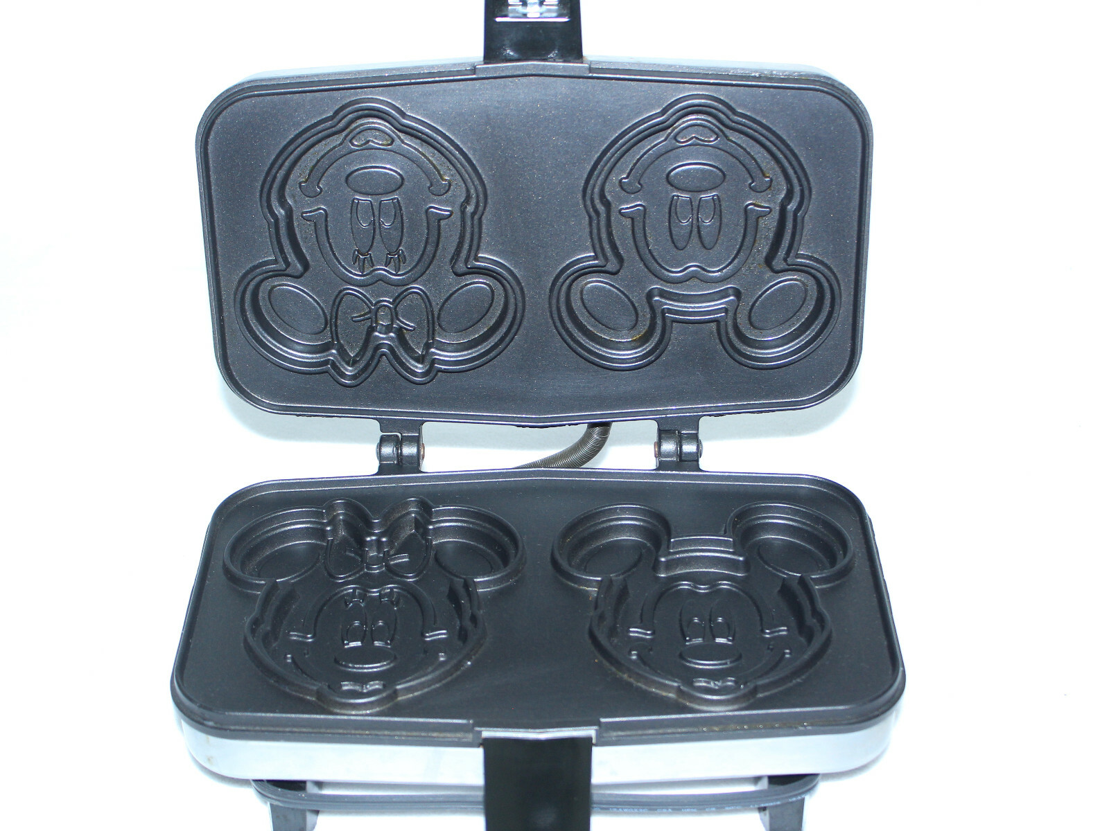 GORGEOUS VITANTONIO MICKEY & MINNIE MOUSE DISNEY SANDWICH MAKER 850 - VERY CLEAN