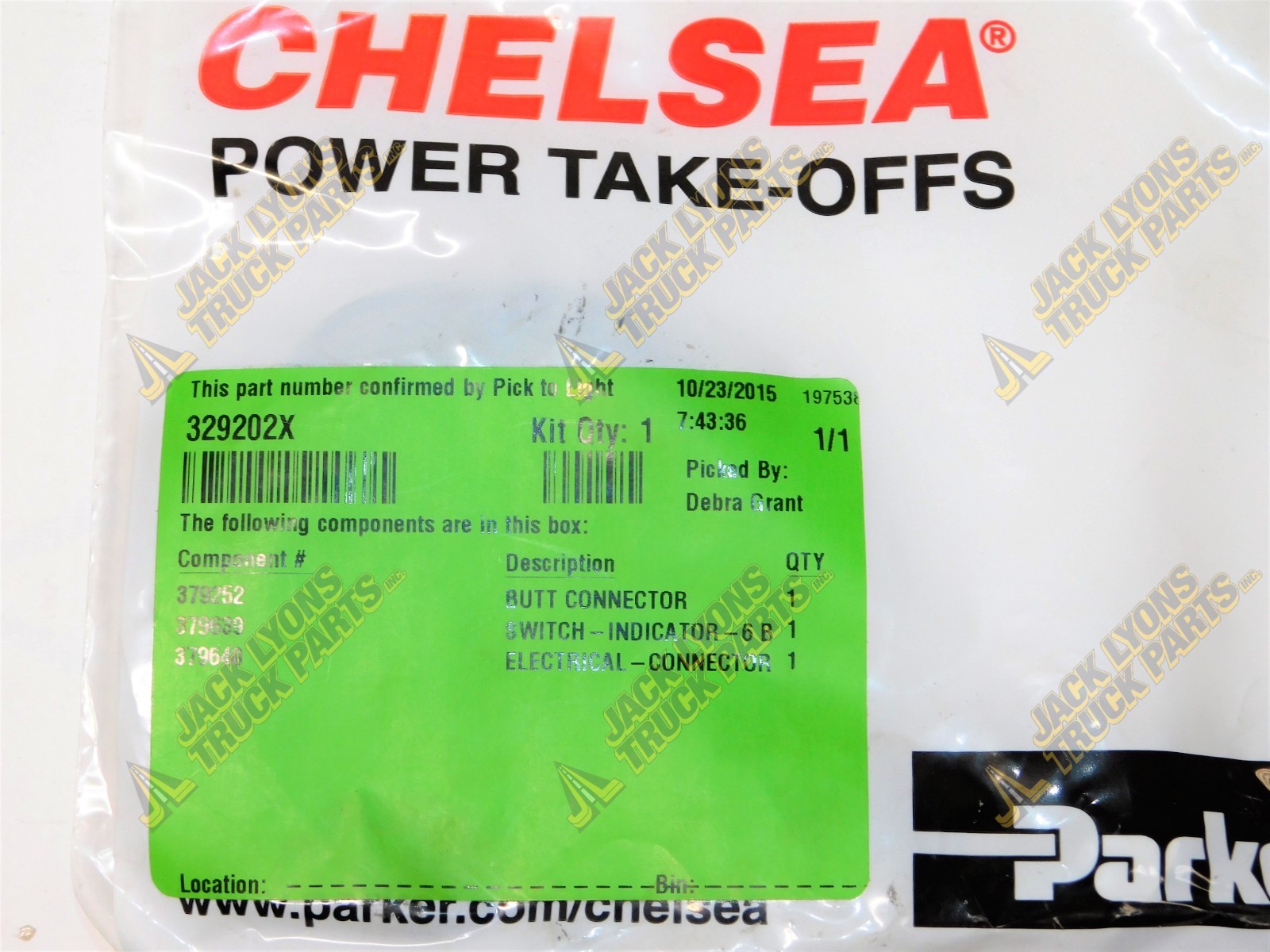 329202X New Parker Chelsea INDICATOR SWITCH FIELD - OEM