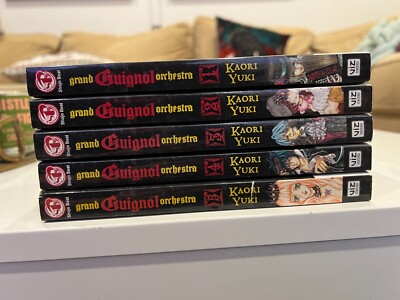 Grand Guignol Orchestra Complete English Manga Volumes 1-5 by Kaori Yuki