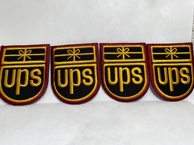 UPS  NEW  EMBROIDERED  IRON ON NAME PATCH TAG DIFFERENT STYLES
