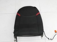 Fiat 500 312 07-15 Leder Sitzbezug Rückenpolster Rechts Vorne für Beifahrer Sitz Schwarz Rot Fiat 500 312 07-15... Vorschau 5