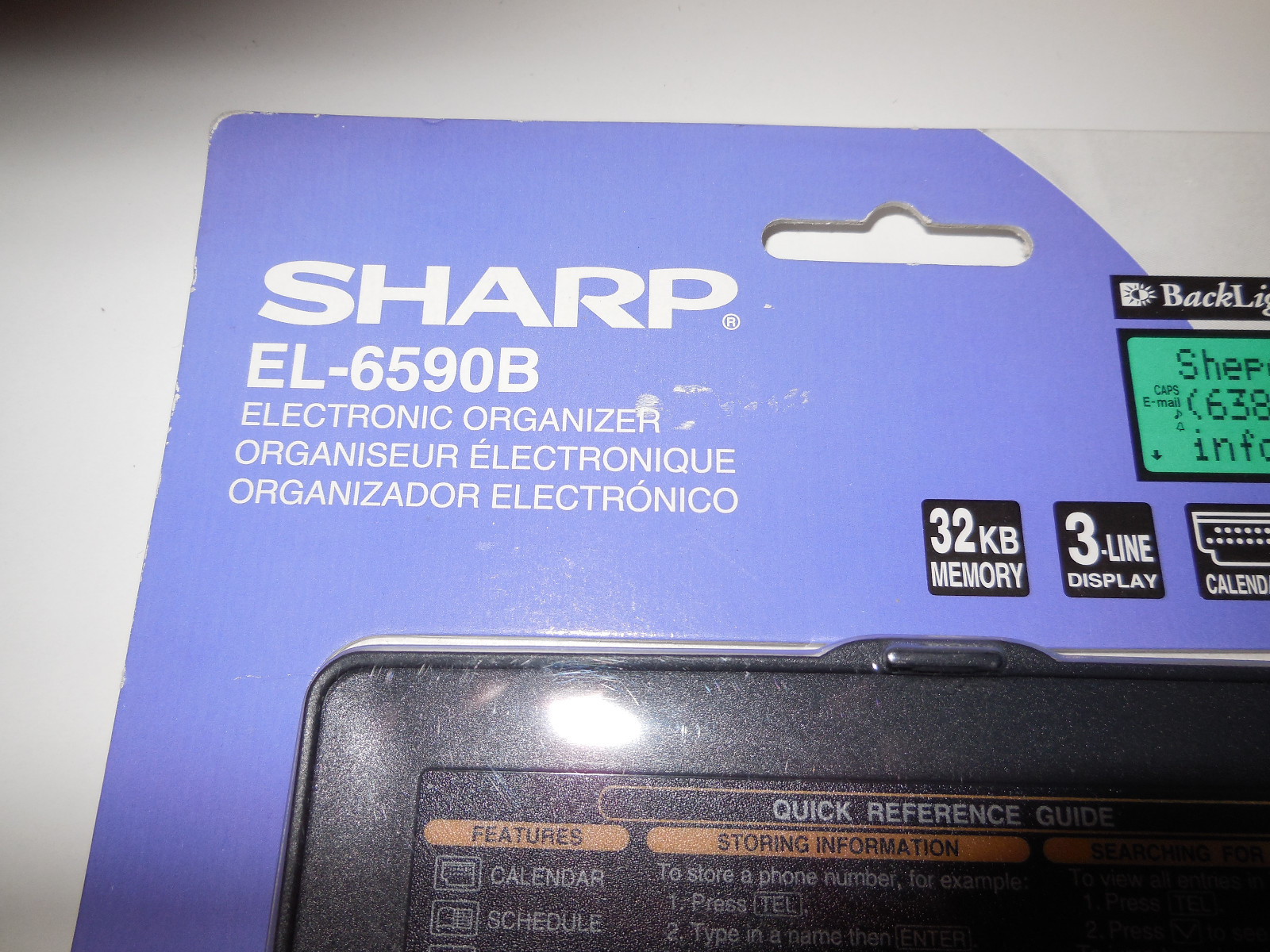 Sharp EL-6590B Electronic Organizer NEW NOS